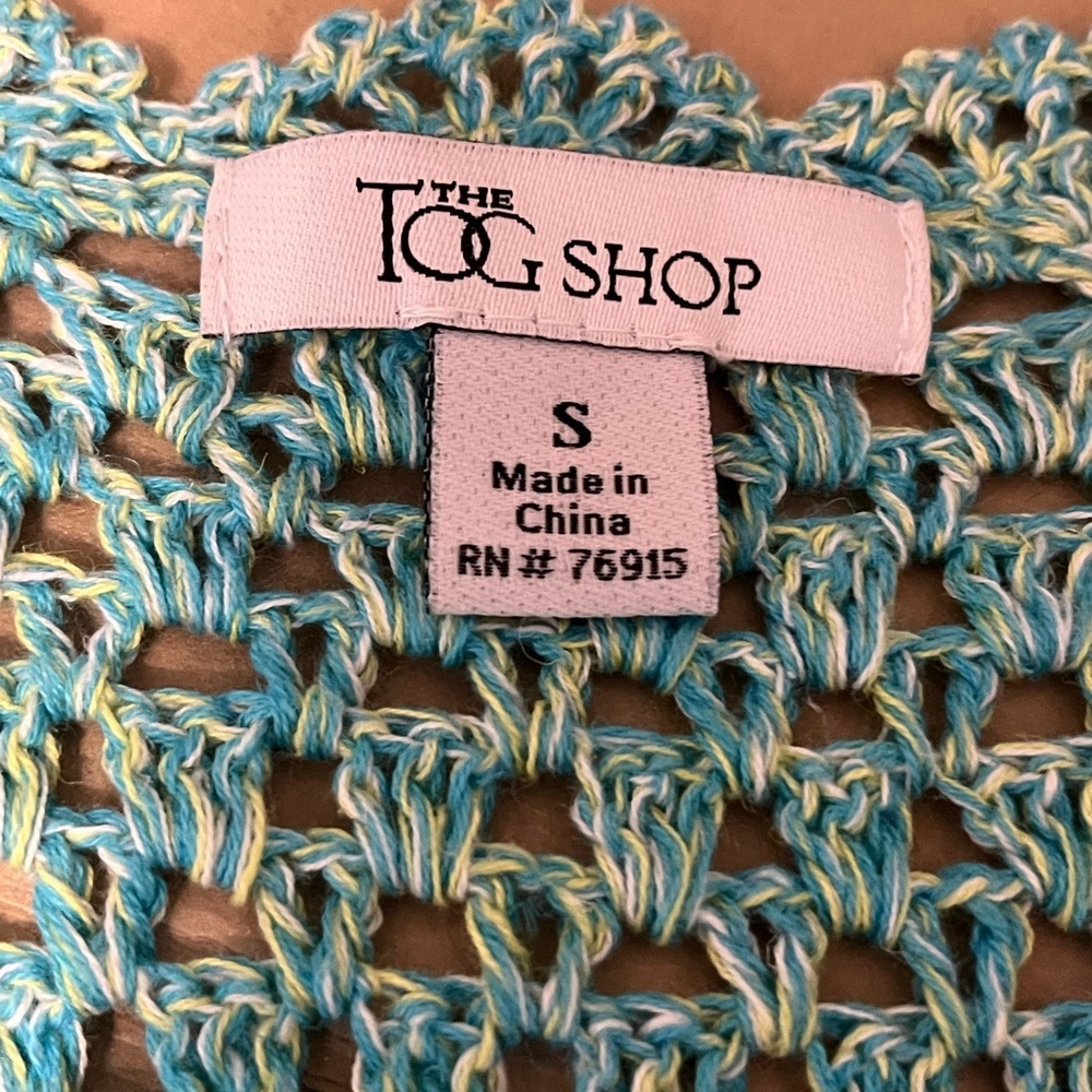 Vintage The TOG Shop Mint Green Cardigan size S - Picture 3 of 7